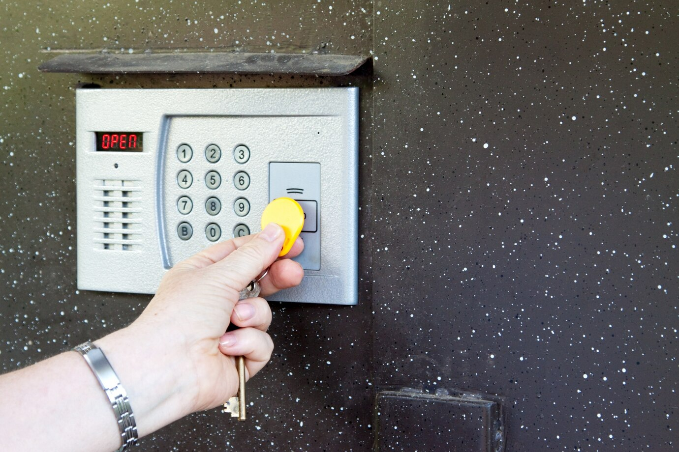 Smart garage door locks